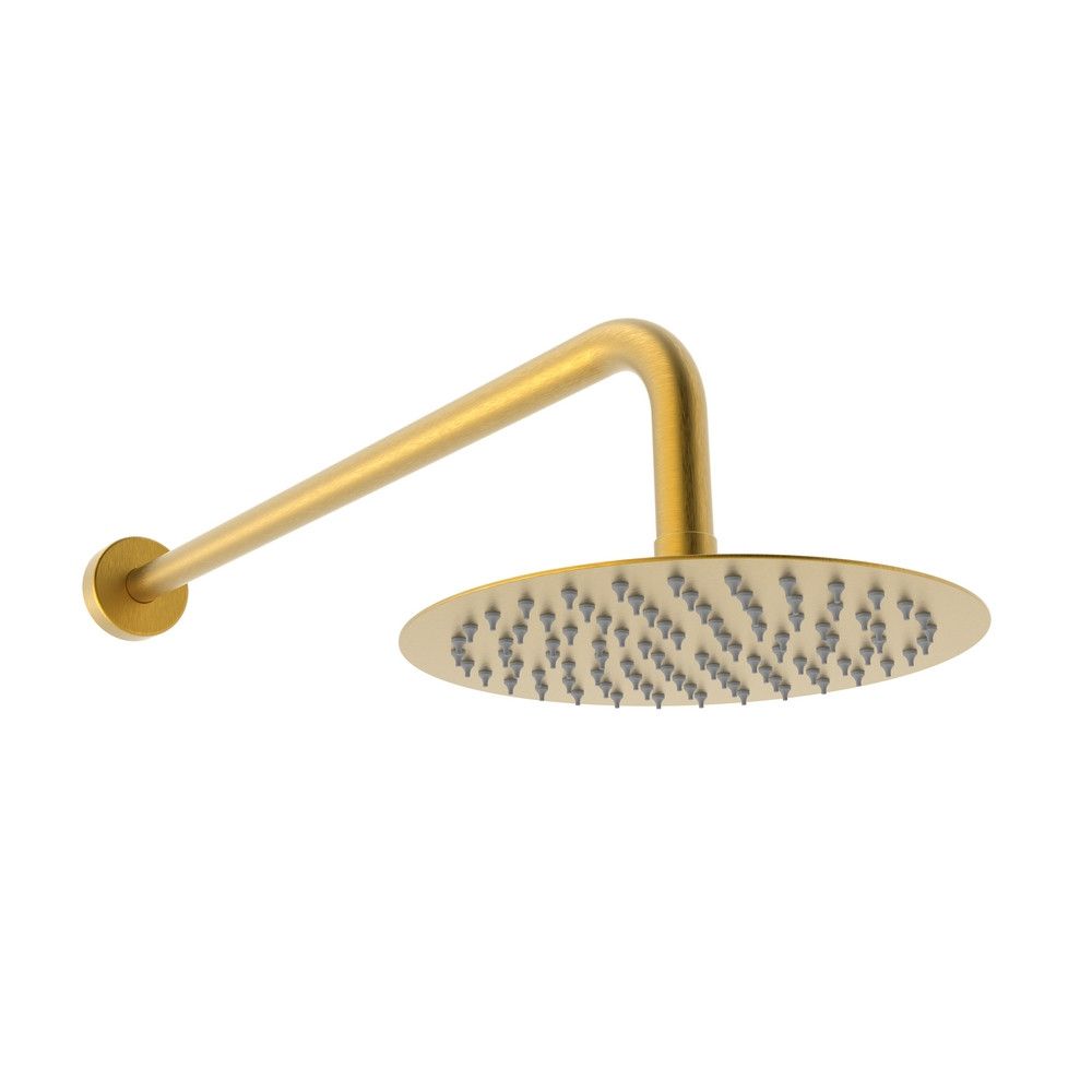 Luxora Thermostatic Concealed Shower With Adjustable Slide Rail Kit & Fixed Overhead Drencher