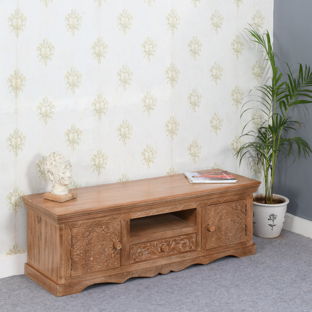 Abingdon Mango Wood Tv Cabinet