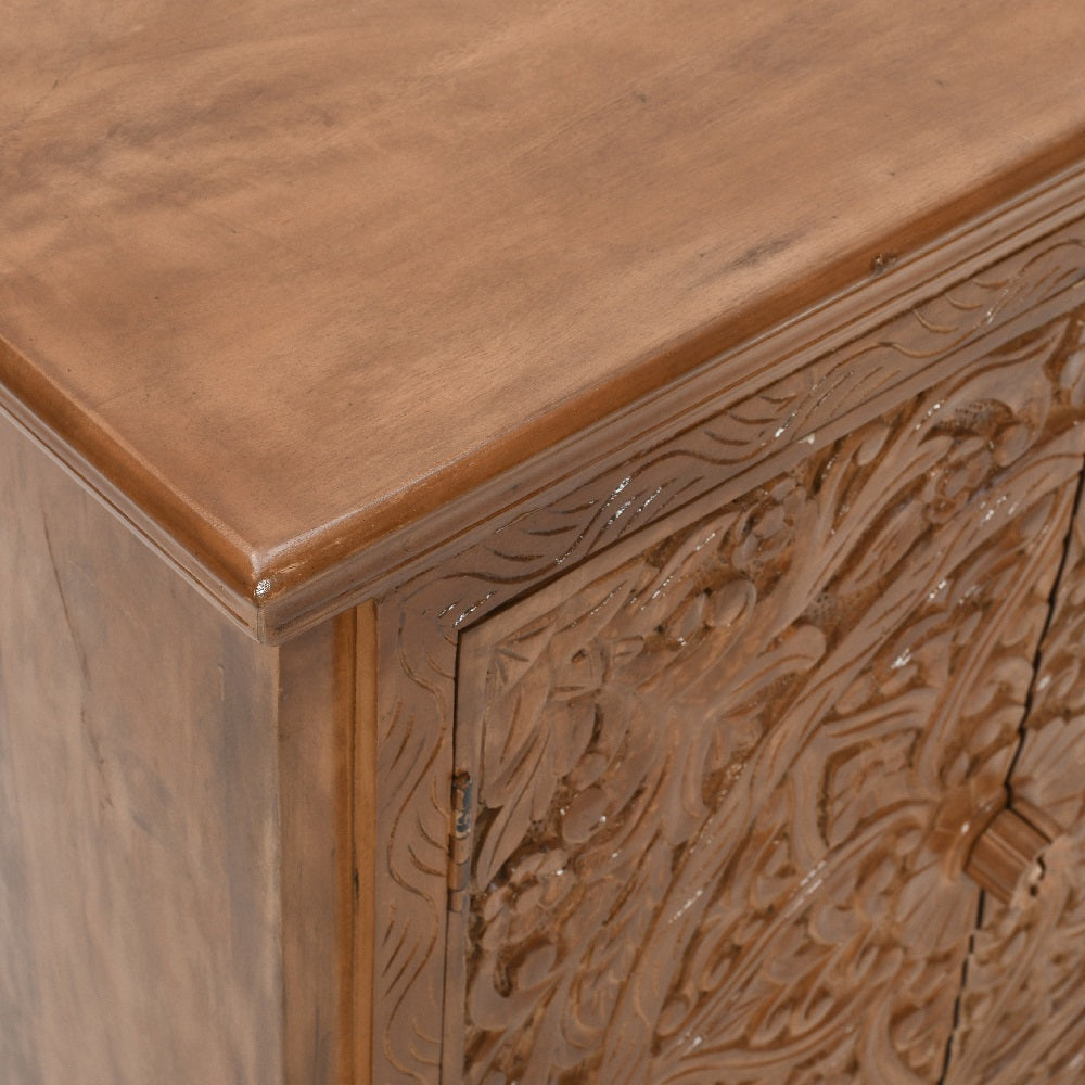 Abingdon Mango Wood Sideboard With 2 Doors