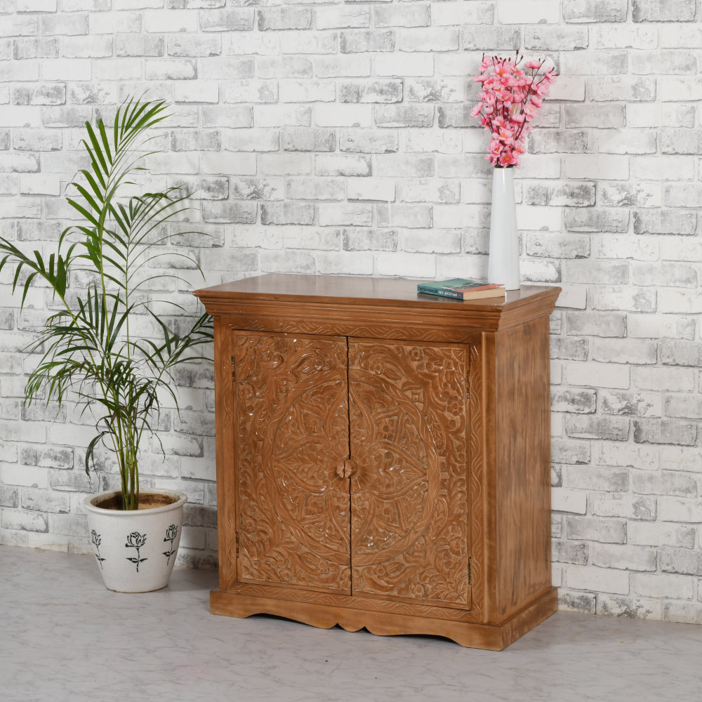 Abingdon Mango Wood Sideboard With 2 Doors