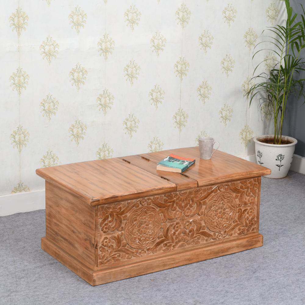 Abingdon Mango Wood Coffee Table/Blanket Box