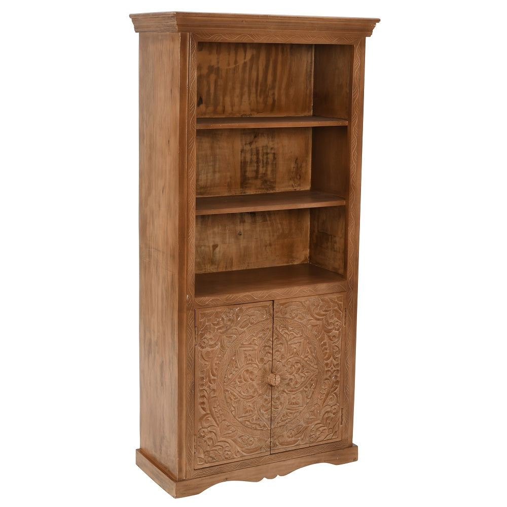 Abingdon Mango Wood Large Bookcase