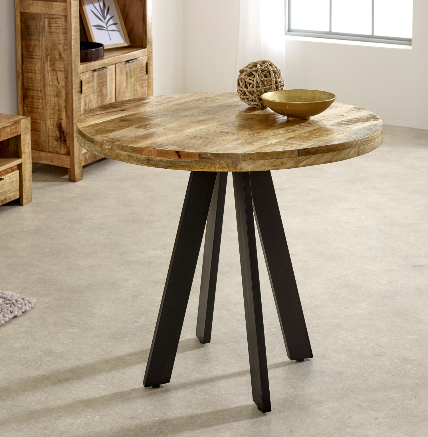 Vogo Round Dining Table 4 Seater