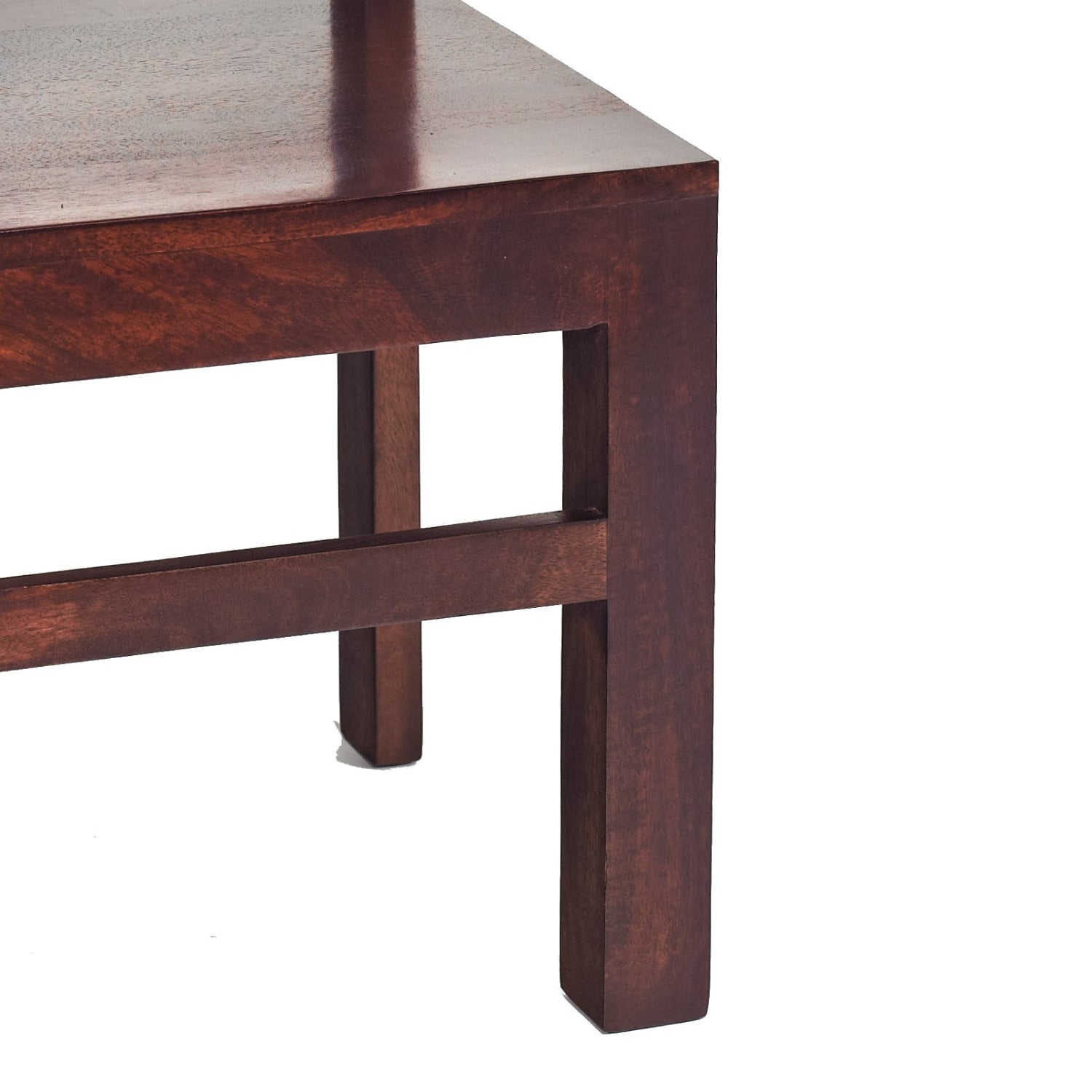 Clasby Dark Mango Slat Back Chair - Set of 2