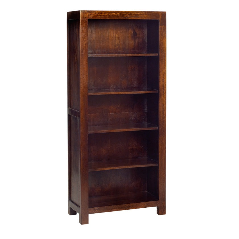 Clasby Dark Mango Large Open Bookcase