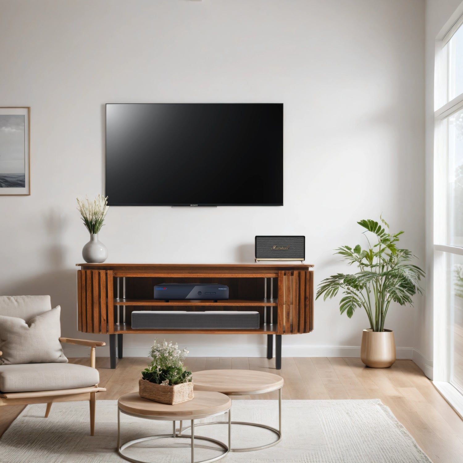 Farris Mango Wood Tv Cabinet