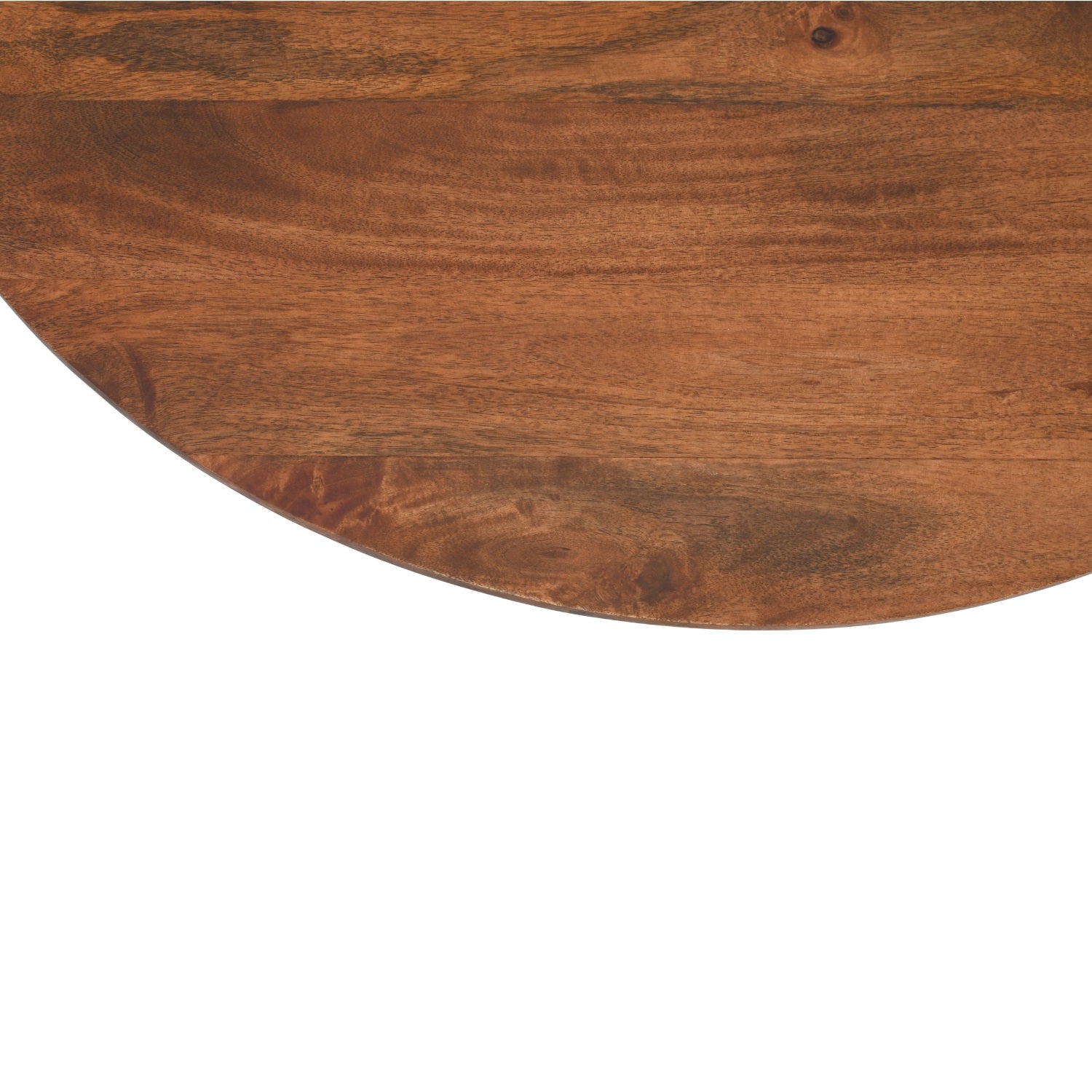Farris Mango Wood Round Coffee Table 80Cm