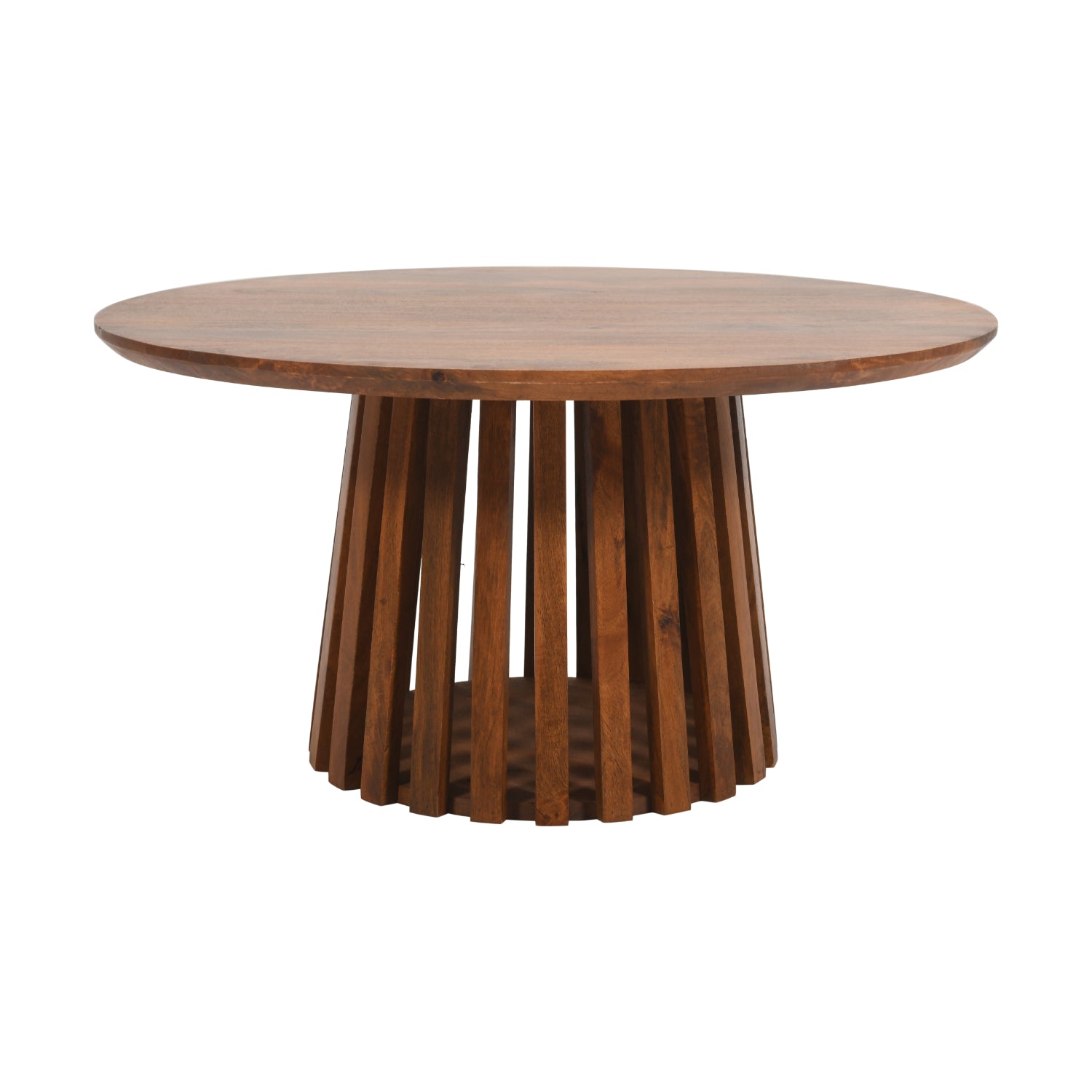 Farris Mango Wood Round Coffee Table 80Cm