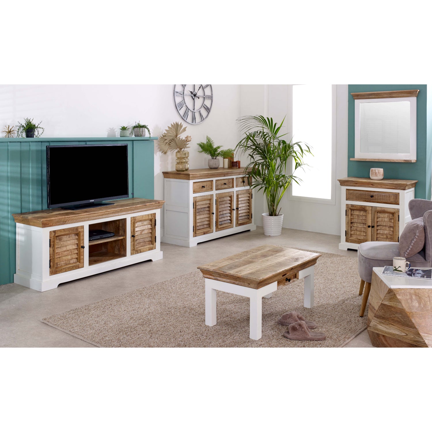 Sorro Side Table Solid Mango Wood