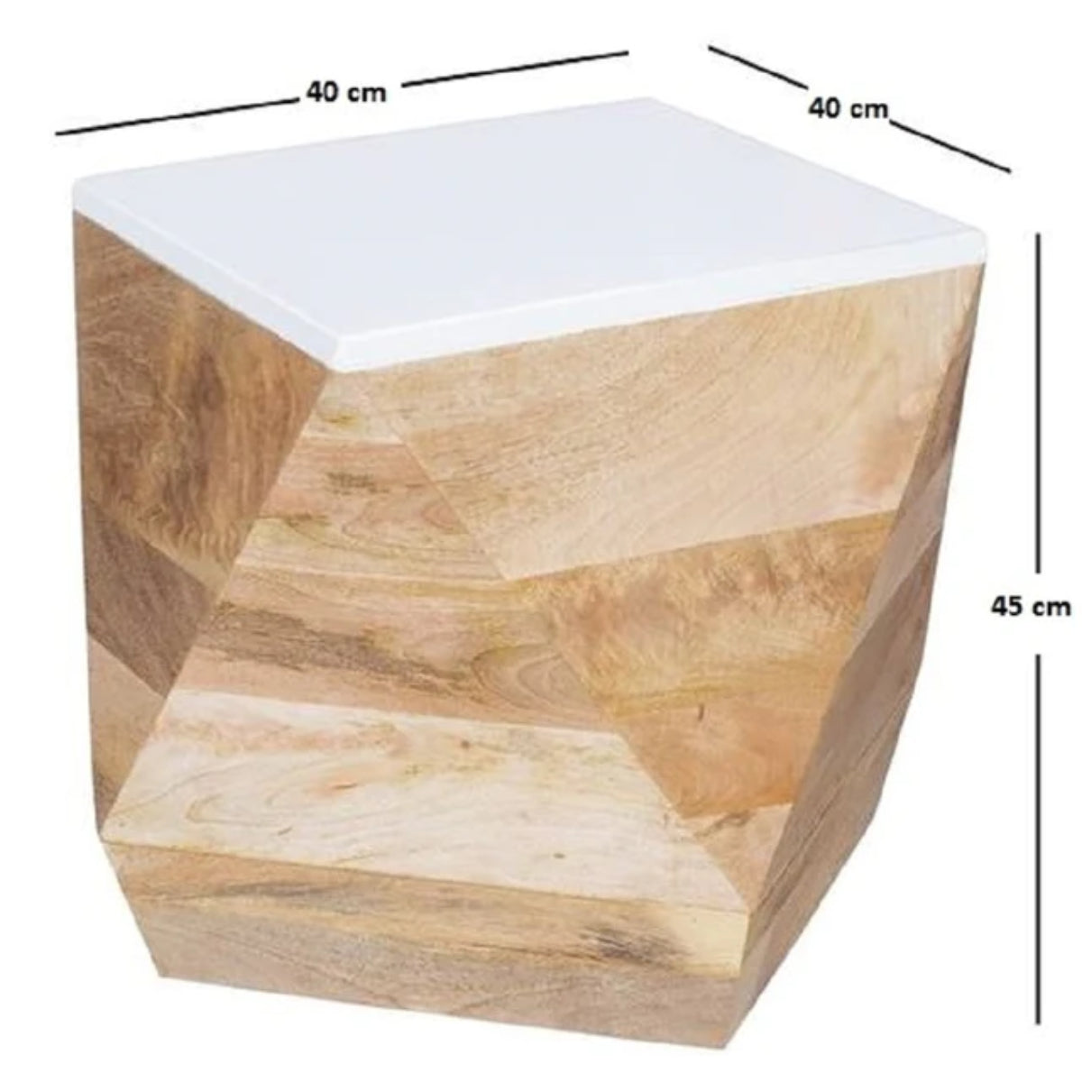 Sorro Side Table Solid Mango Wood