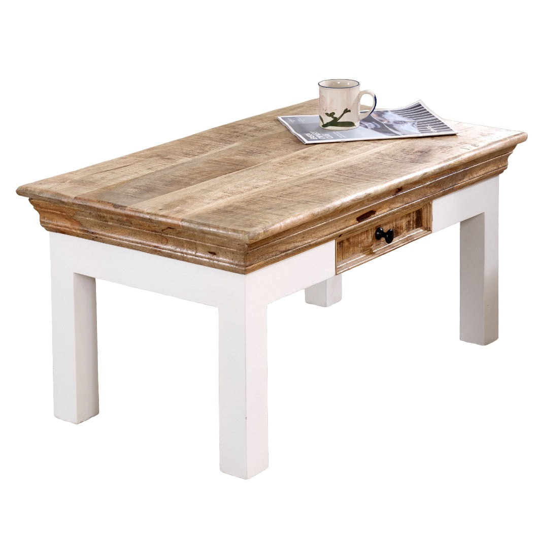 Sorro Coffee Table With Drawer Solid Mango Wood