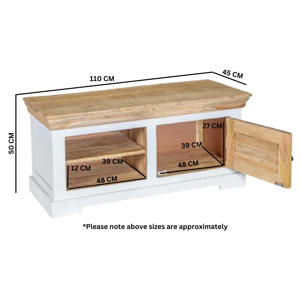 Sorro Wood Tv Cabinet/Bench