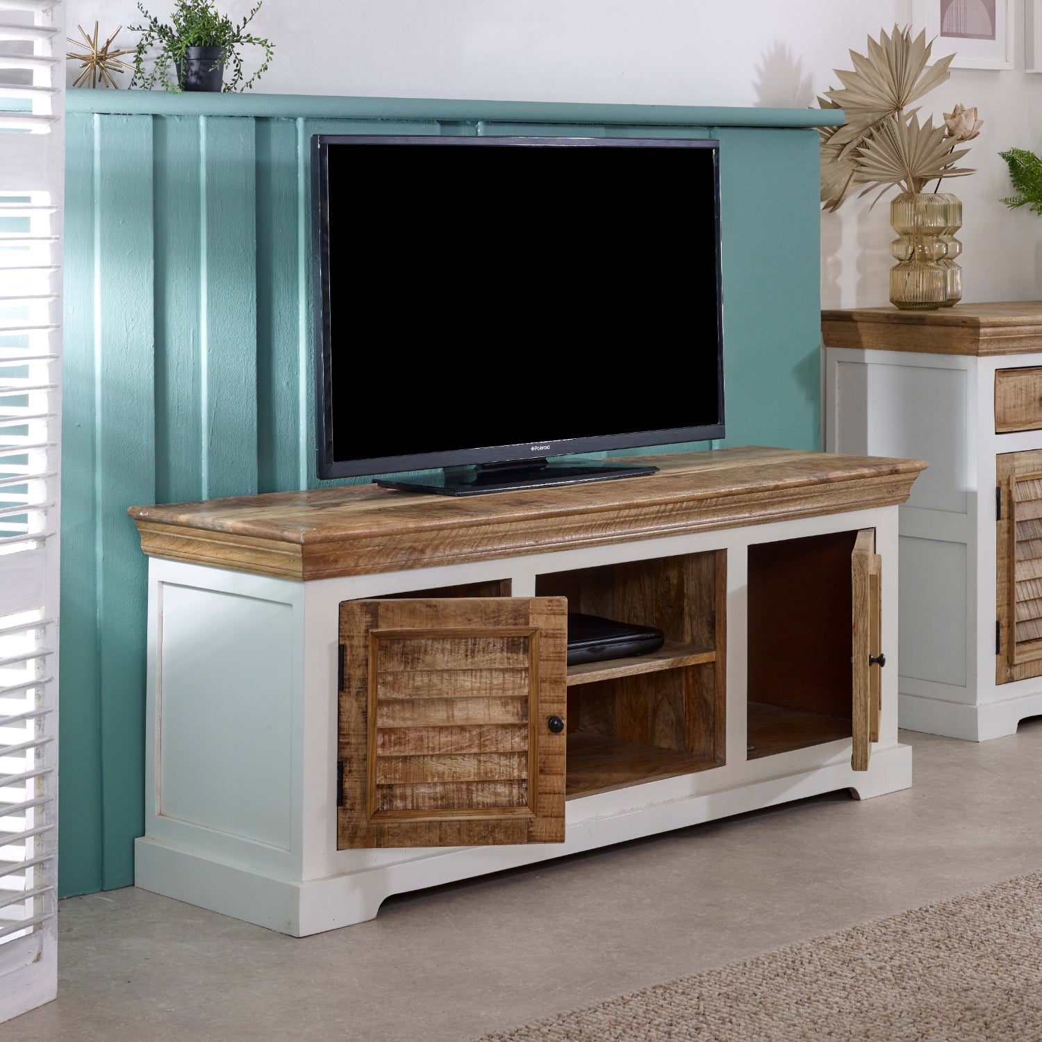 Sorro Tv Cabinet Upto 57" Solid Mango Wood