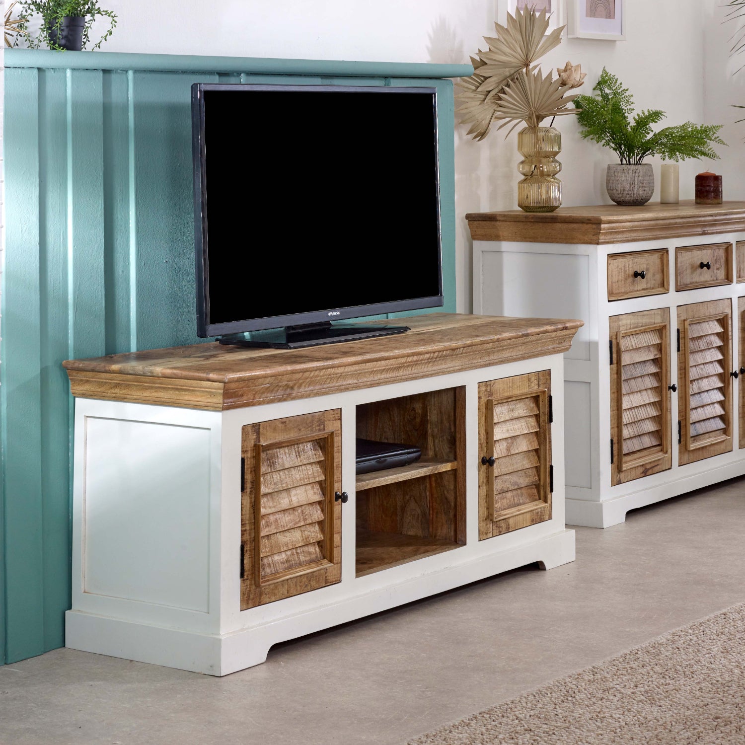 Sorro Tv Cabinet Upto 57" Solid Mango Wood