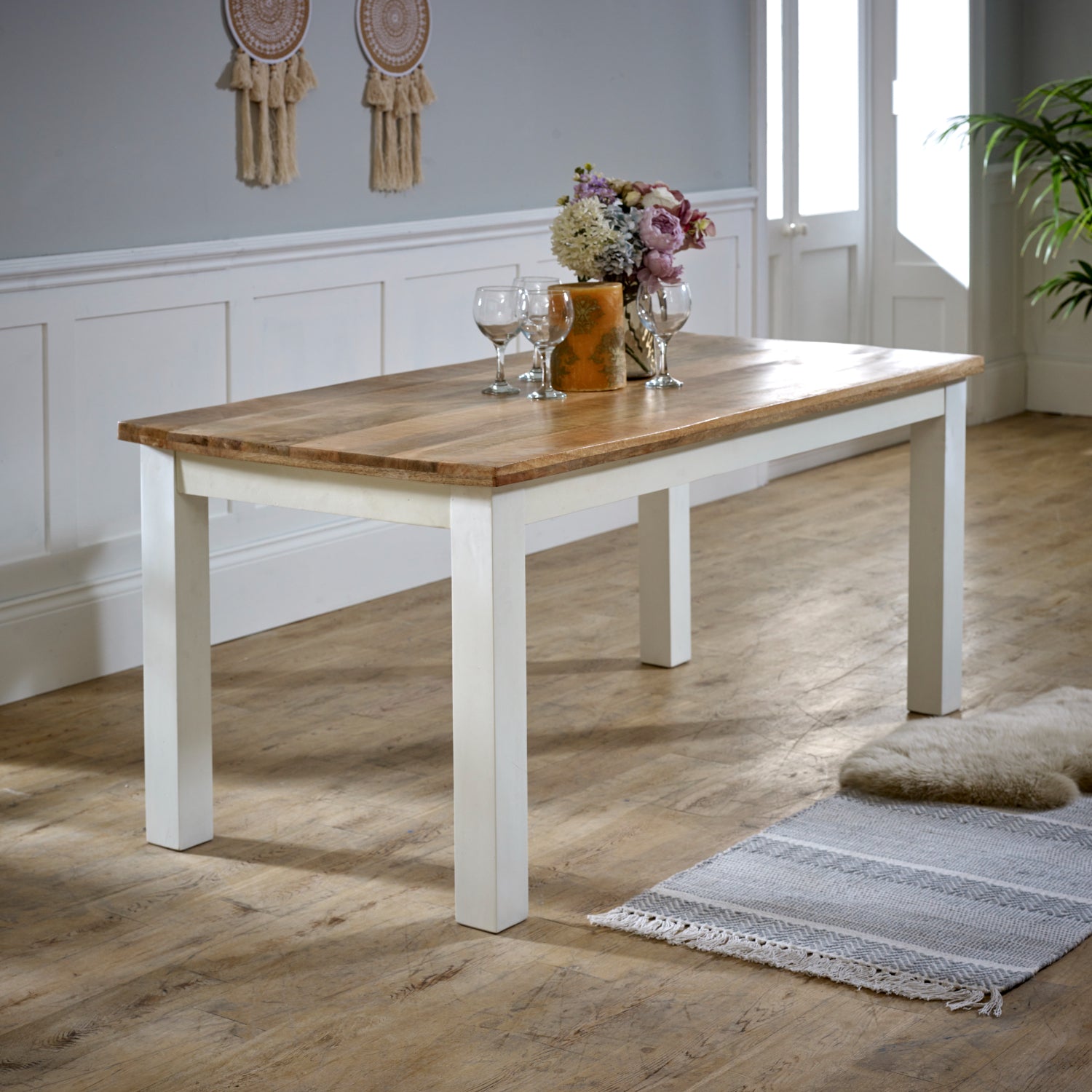 Sorro Dining Table 170Cm Solid Mango Wood