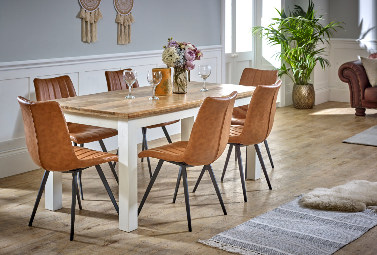 Sorro Dining Table 170Cm Solid Mango Wood