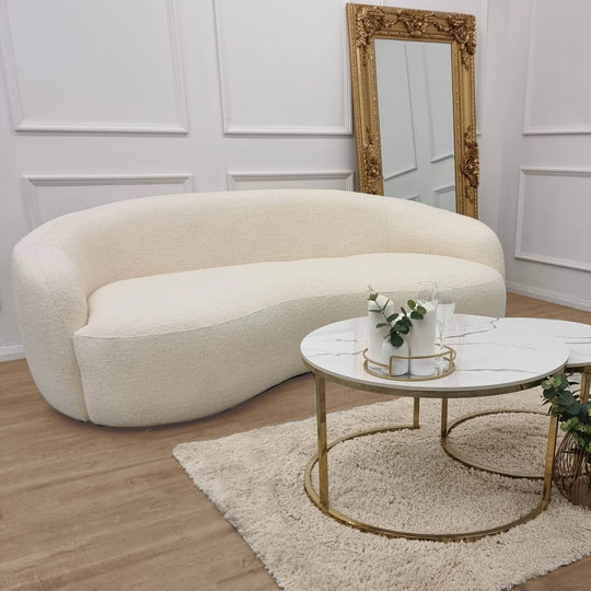 Mollaby Curve Boucle Sofa