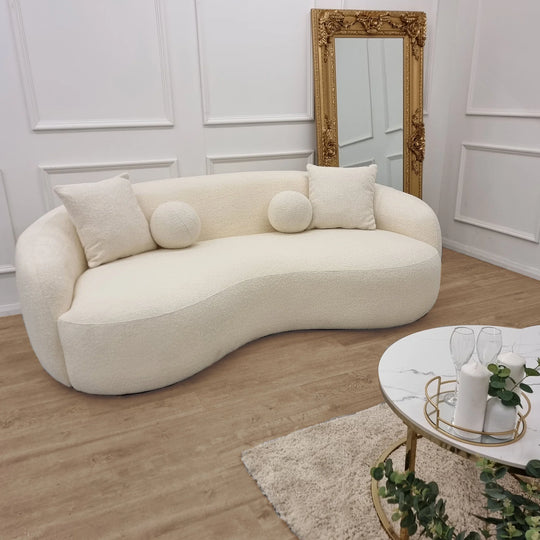 Mollaby Curve Boucle Sofa
