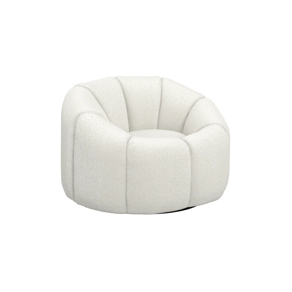 Nao Ivory Swivel Chair