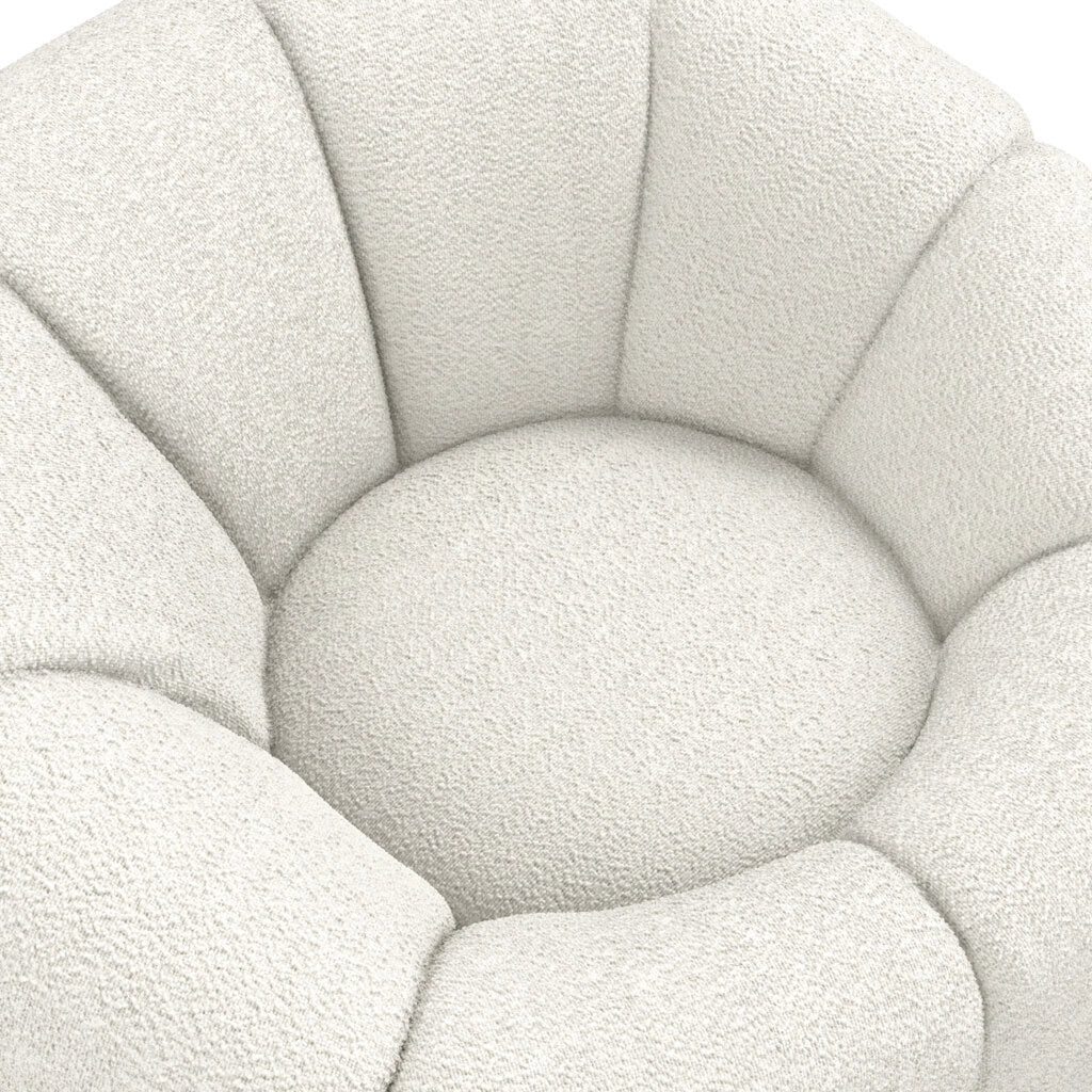 Nao Ivory Swivel Chair