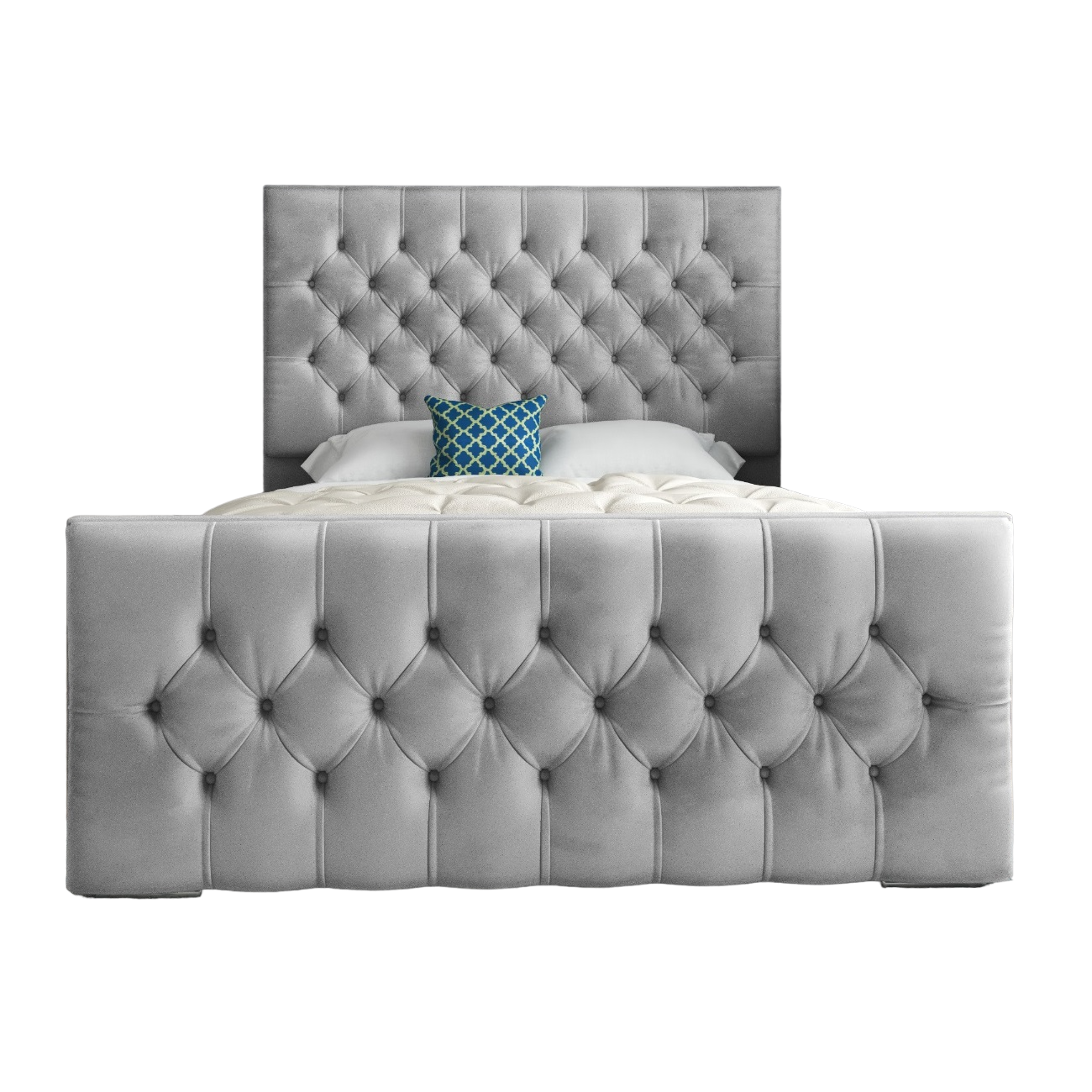 Novara Upholstered Soft Velvet Bed Frame