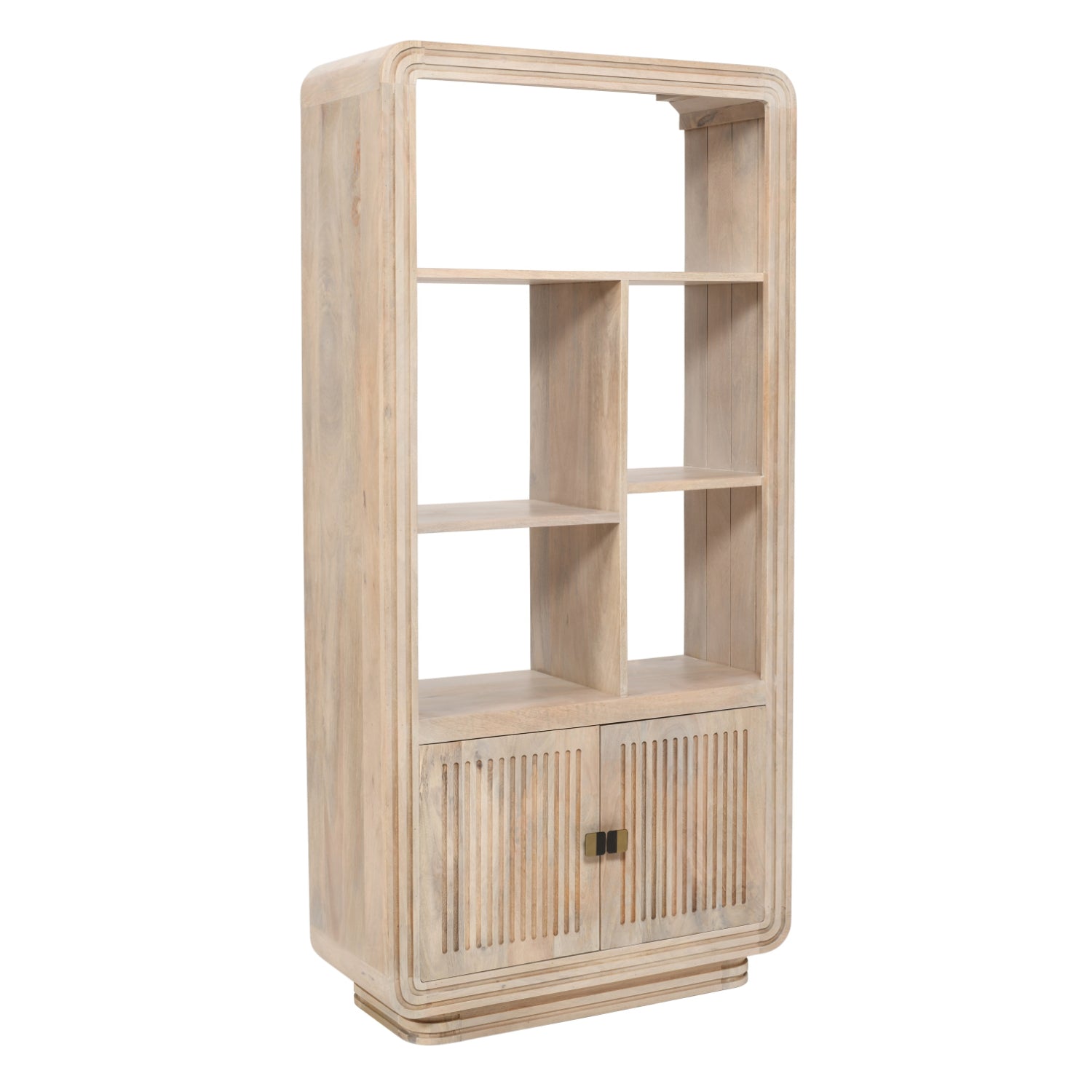 Tutti Carved Mango Wood Bookcase