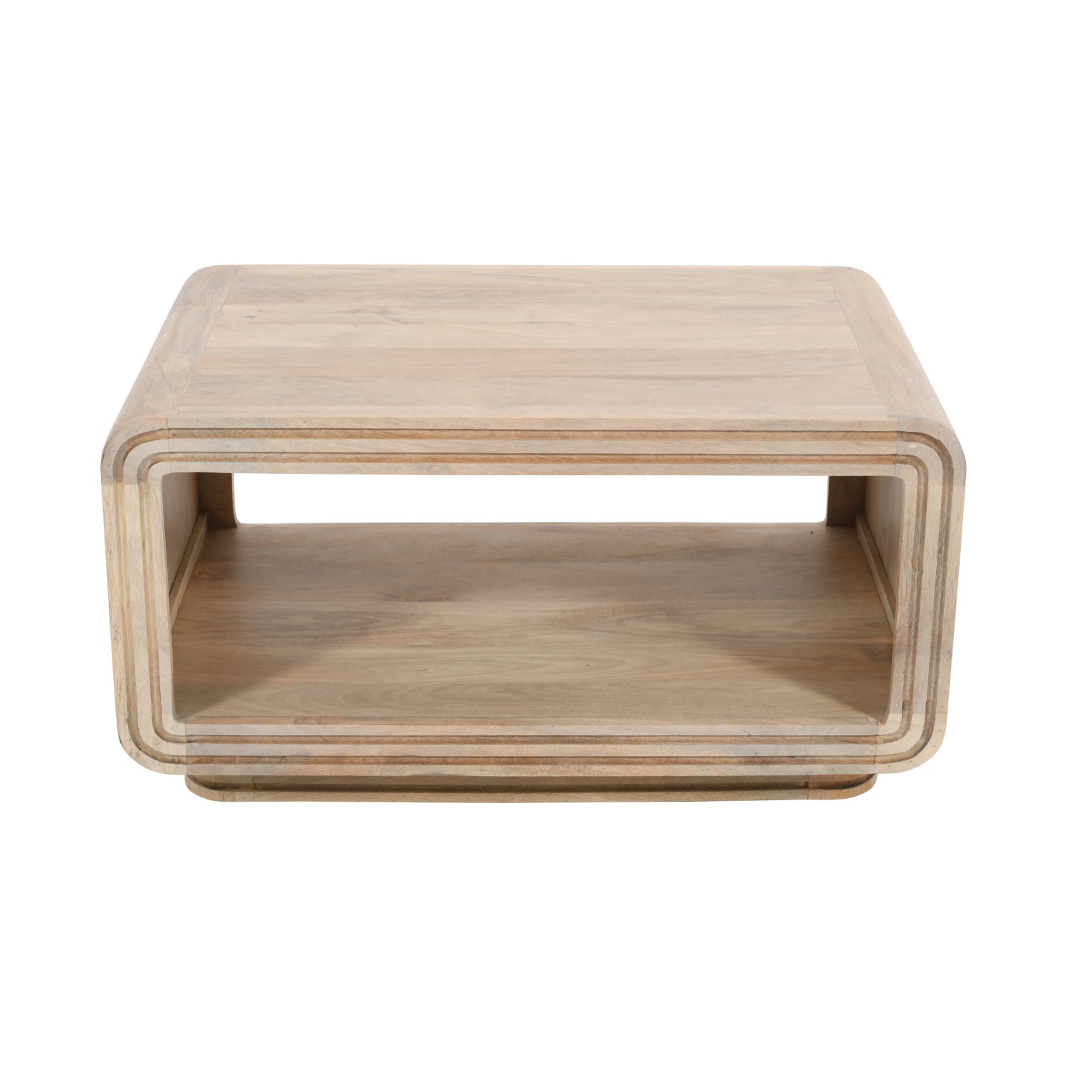 Tutti Carved Mango Wood Coffee Table