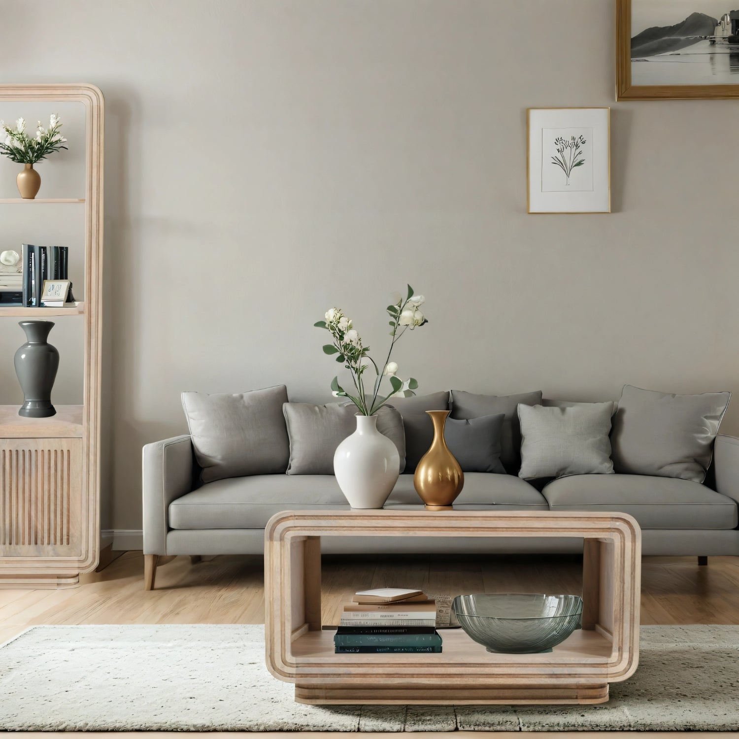 Tutti Carved Mango Wood Coffee Table