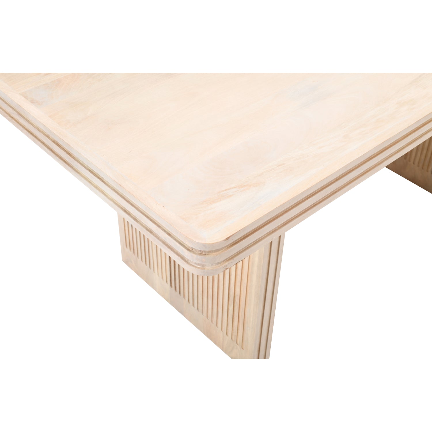 Tutti Carved Mango Wood Dining Table 6 Seater