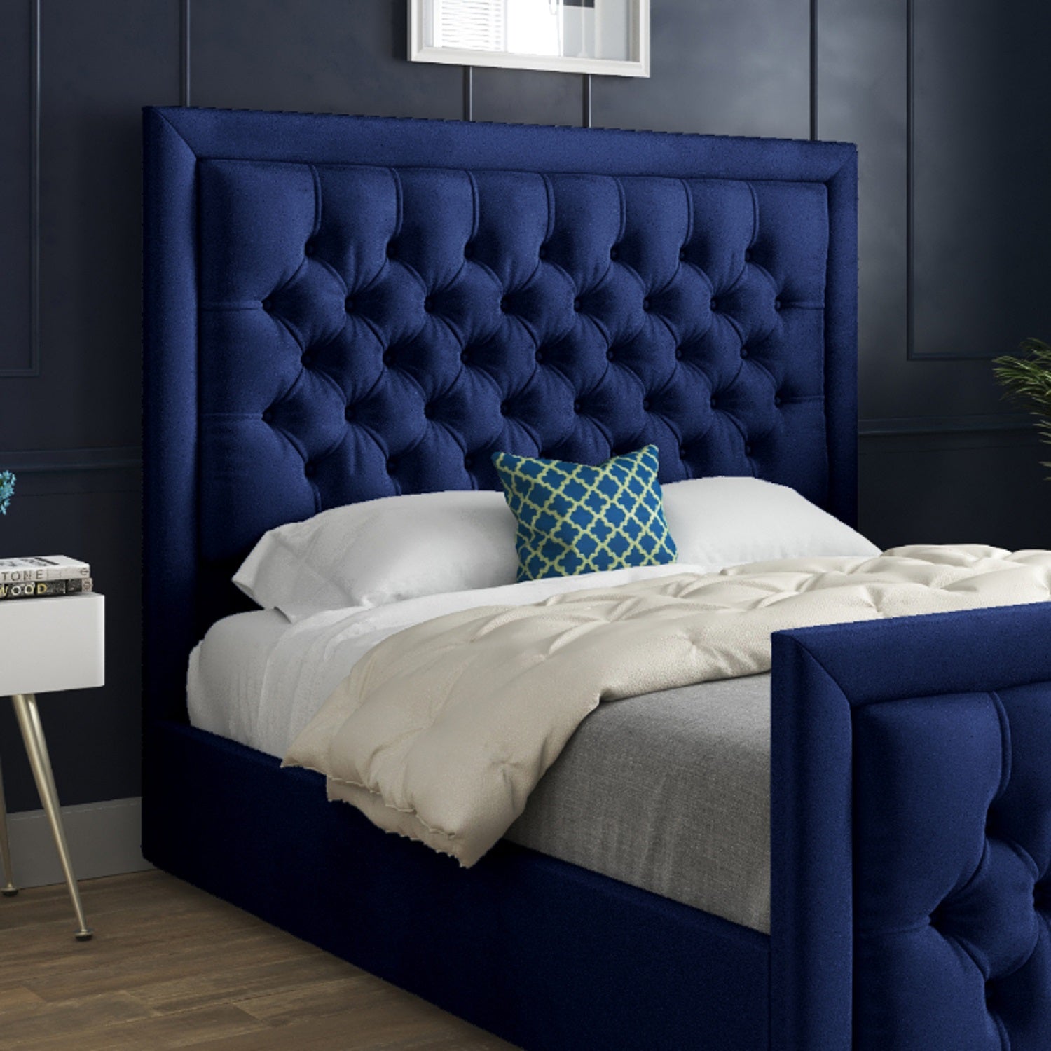 Rovigo Upholstered Soft Velvet Bed Frame