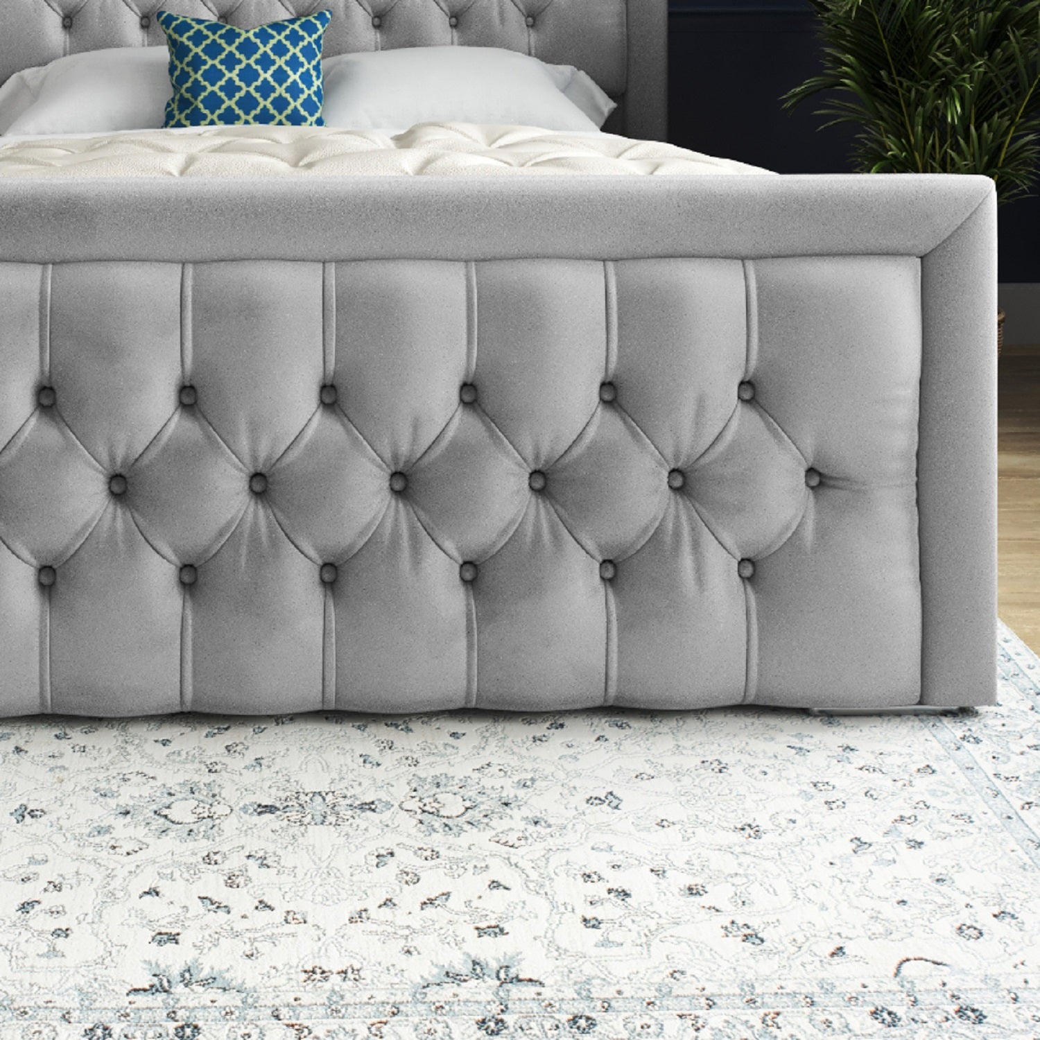 Rovigo Upholstered Soft Velvet Bed Frame