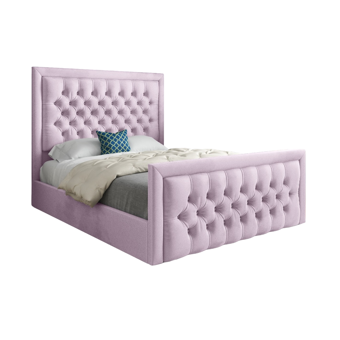 Rovigo Upholstered Soft Velvet Bed Frame