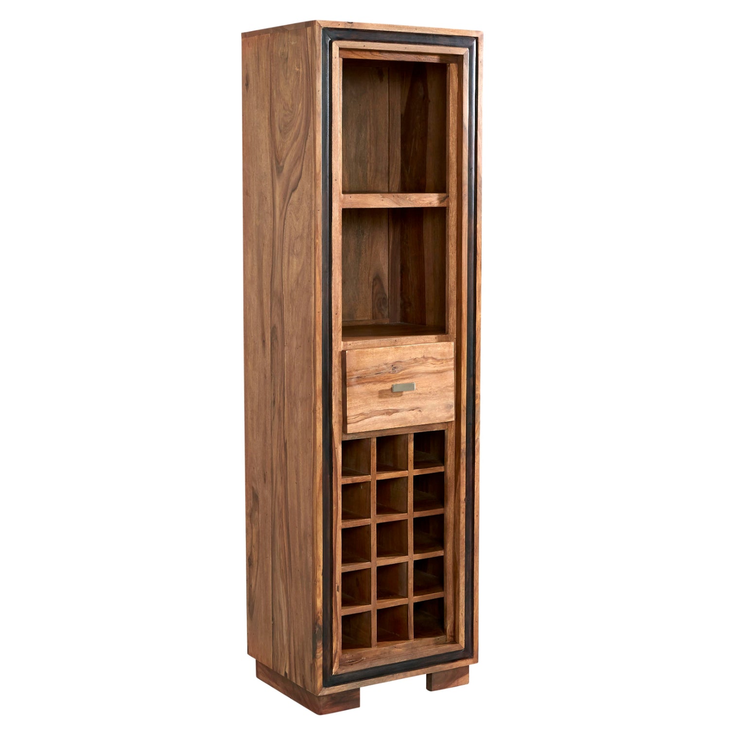 Adara Sheesham Wine Bookcase