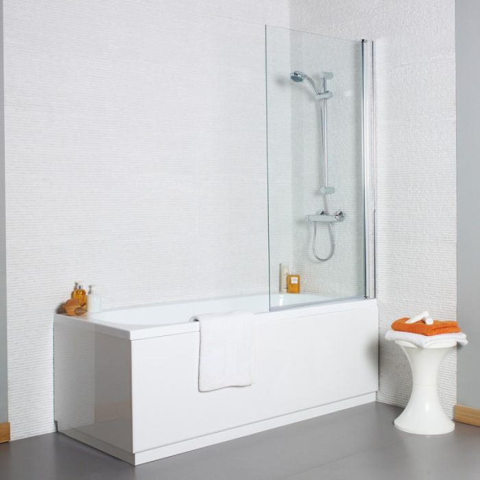 Serene Bath Screen With Square Edge