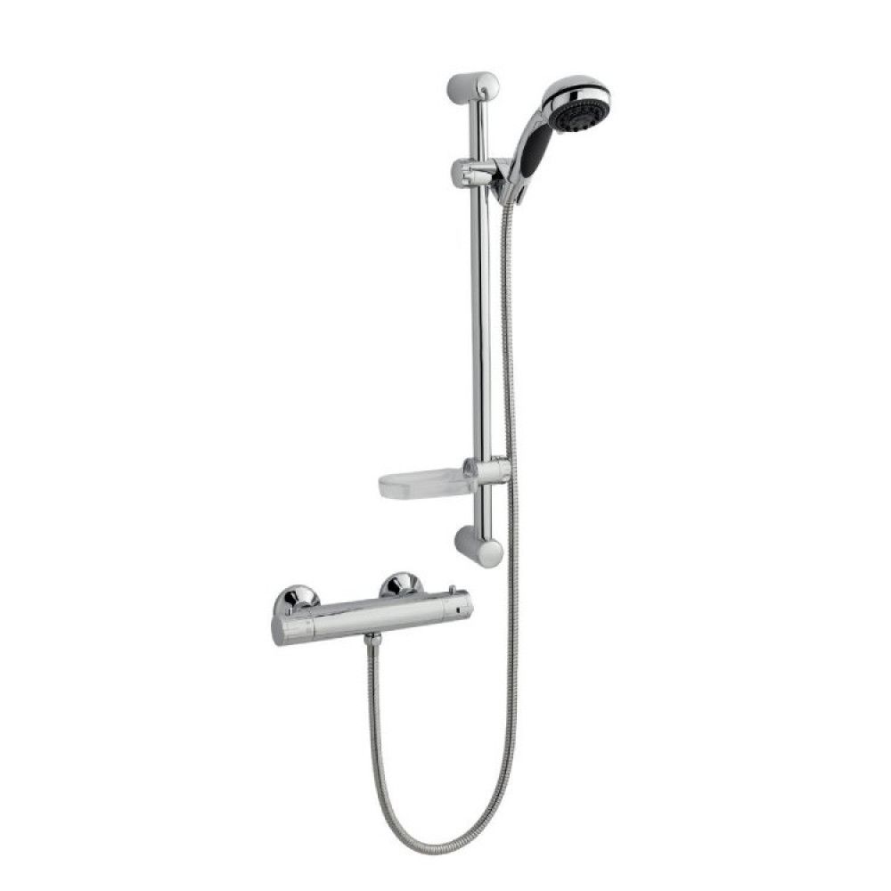 Stratia Thermostatic Bar Shower With Slide Rail Kit