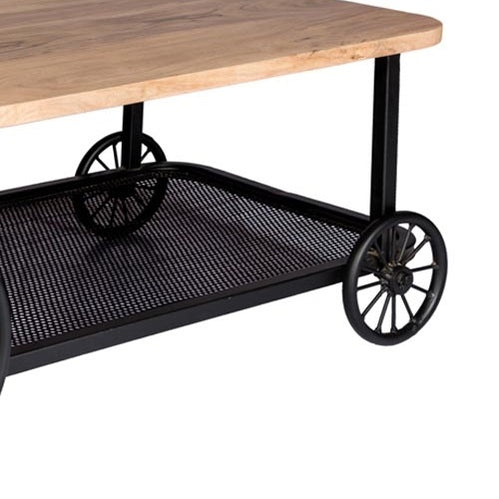 Elara Wheel Coffee Table