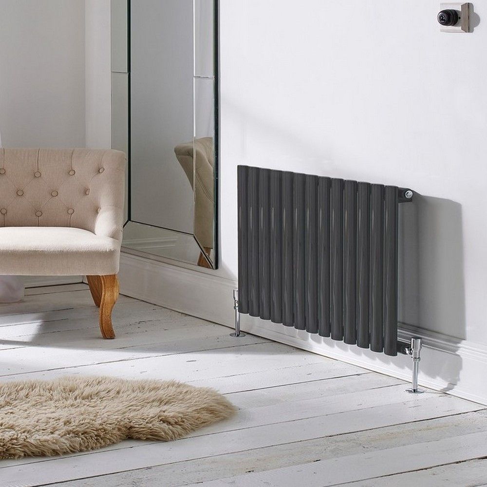 Alpine Anthracite Horizontal Double Sided Radiator