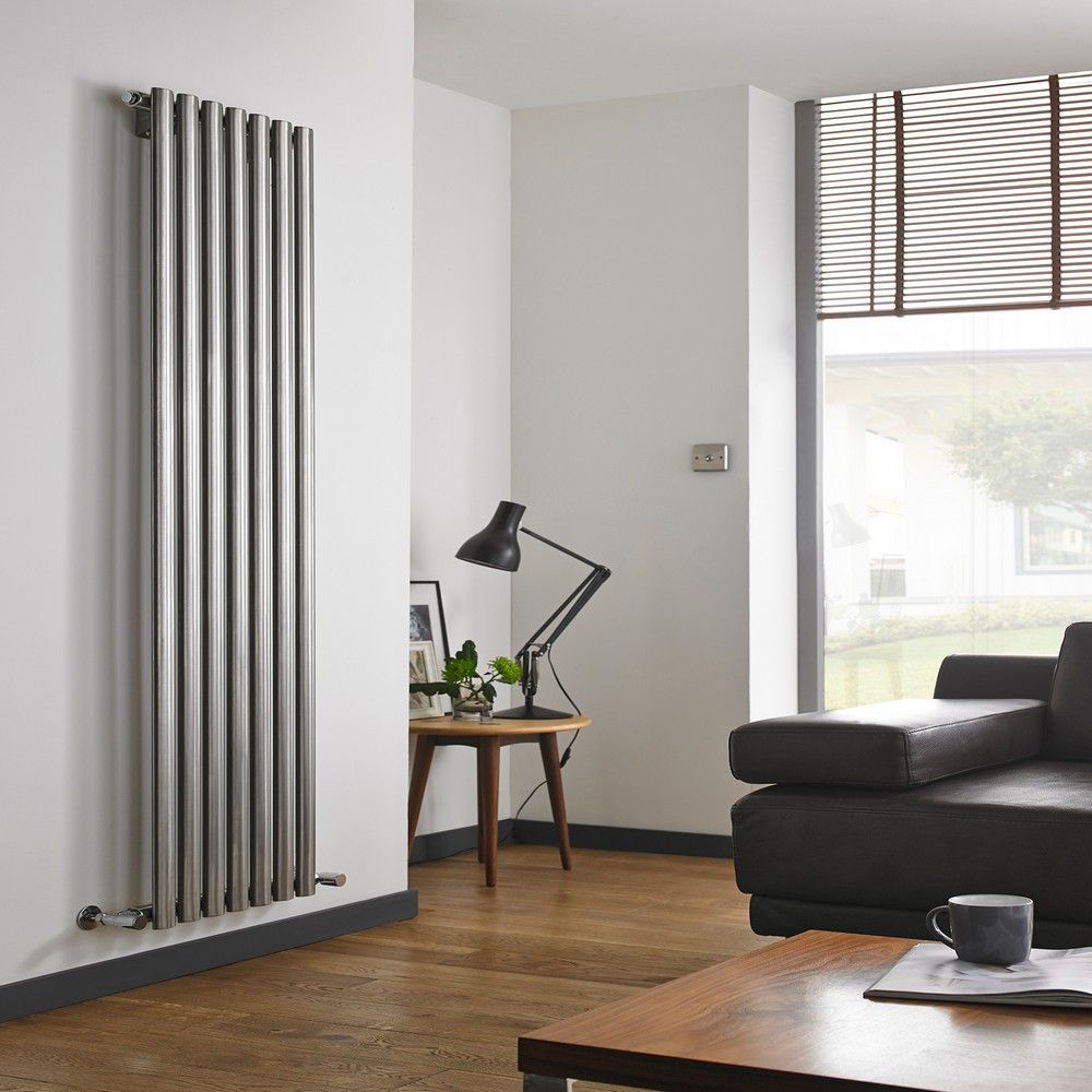 Alpine Stainless Steel Vertical Single Sided Radiator