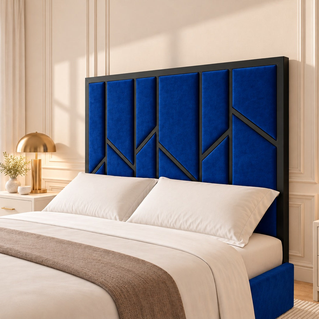 Anji Luxe Metal TV Bed Frame