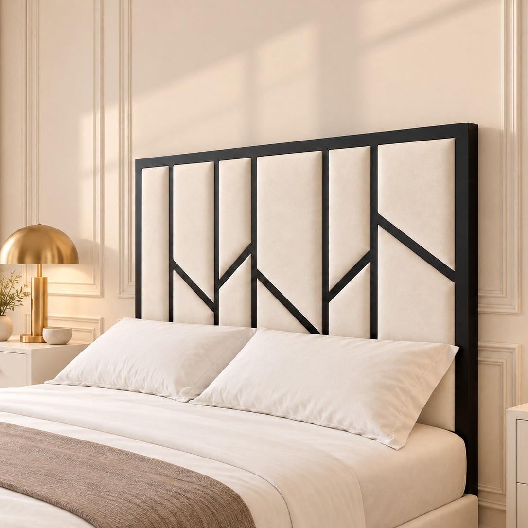 Anji Luxe Metal TV Bed Frame
