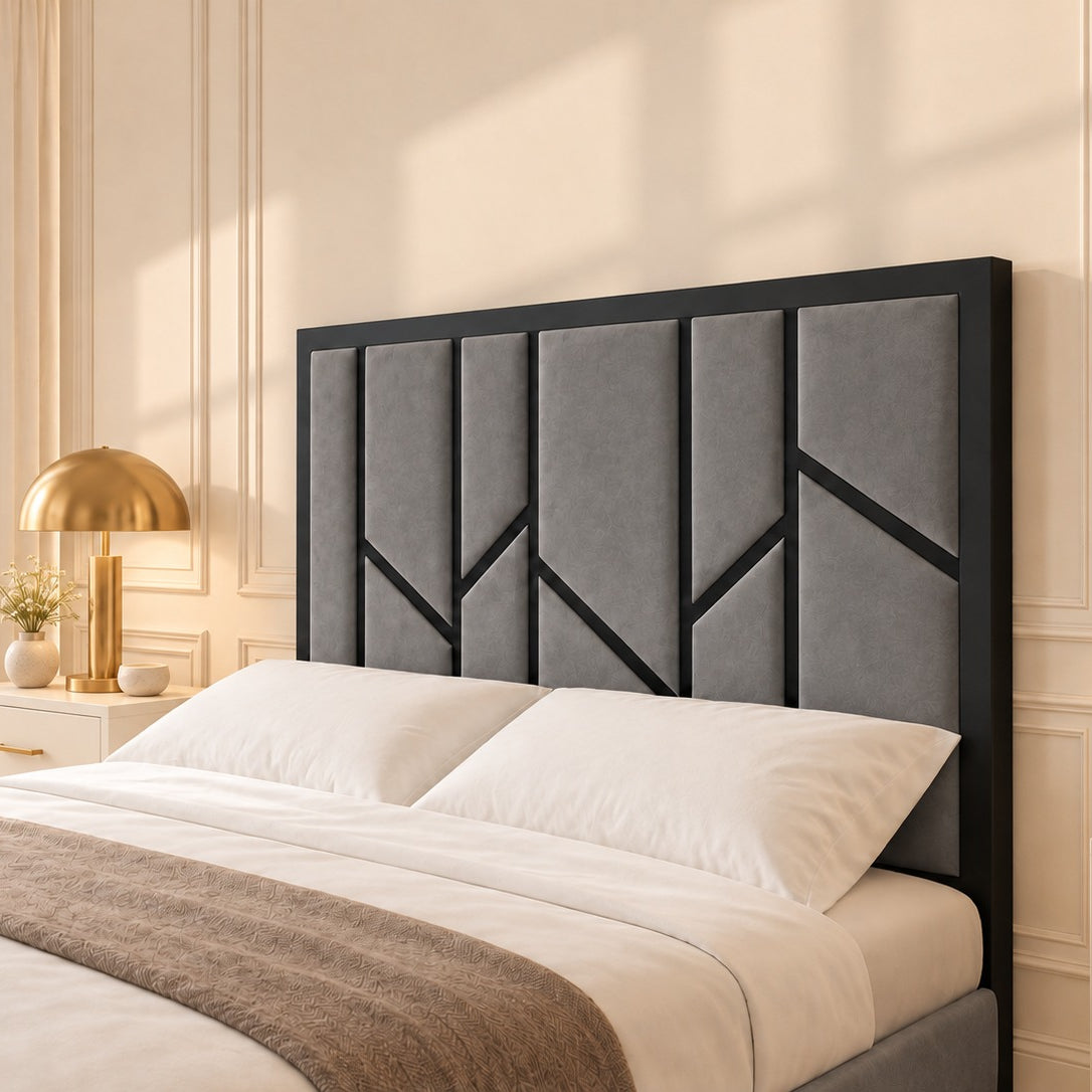 Anji Luxe Metal TV Bed Frame