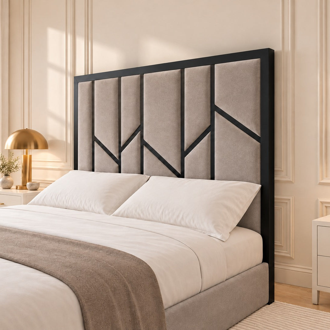 Anji Luxe Metal TV Bed Frame
