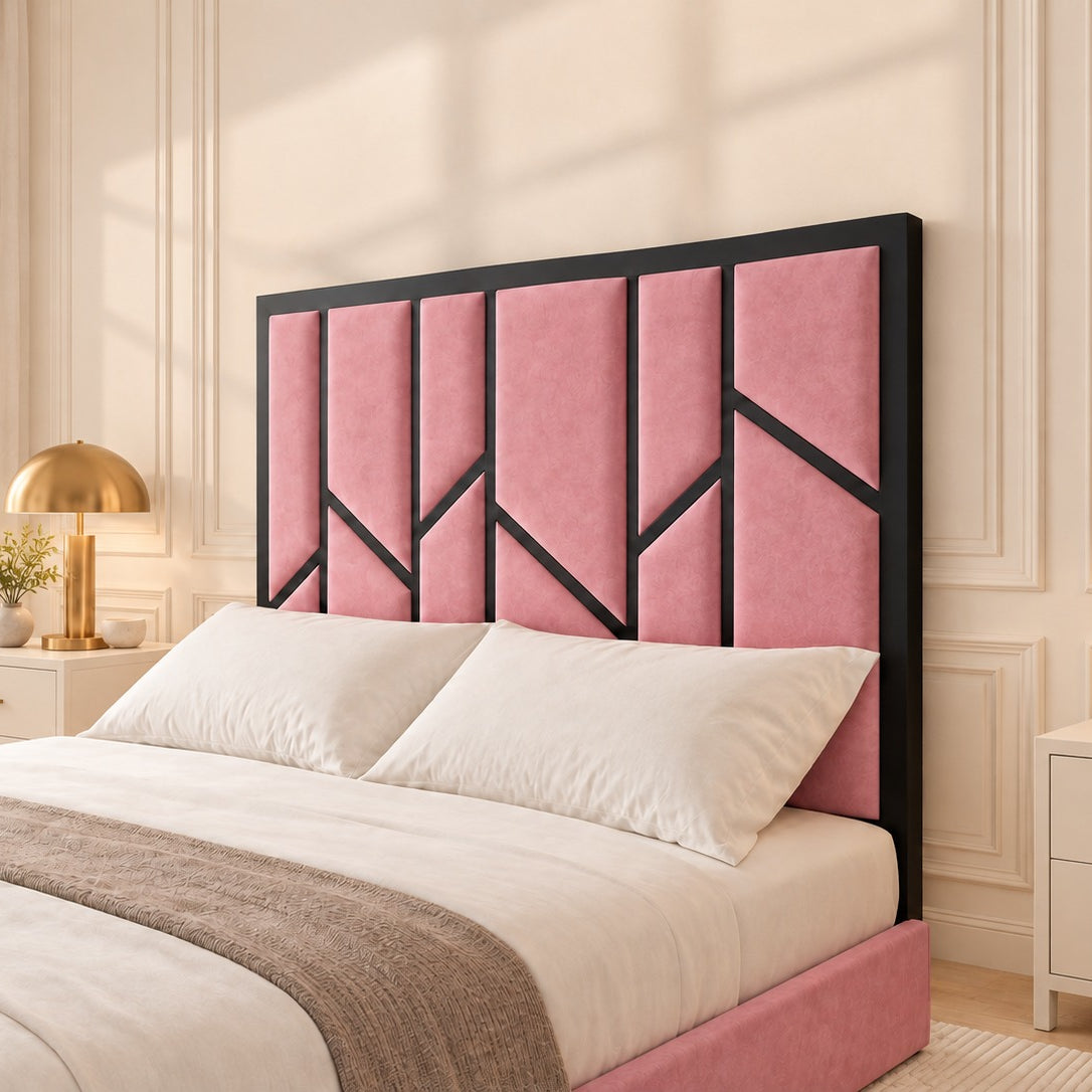 Anji Luxe Metal TV Bed Frame