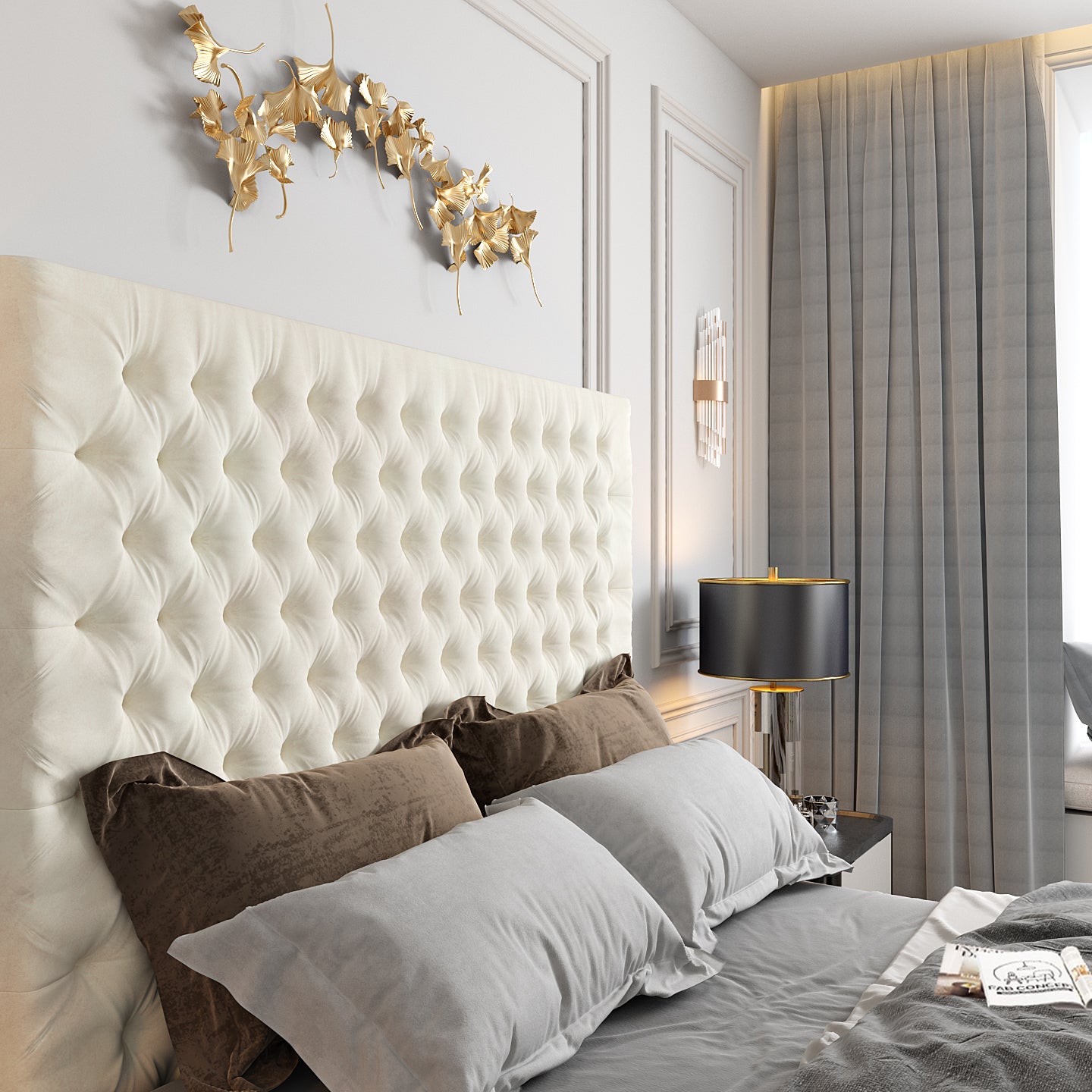 Claridges Upholstered Soft Velvet Tv Bed Frame