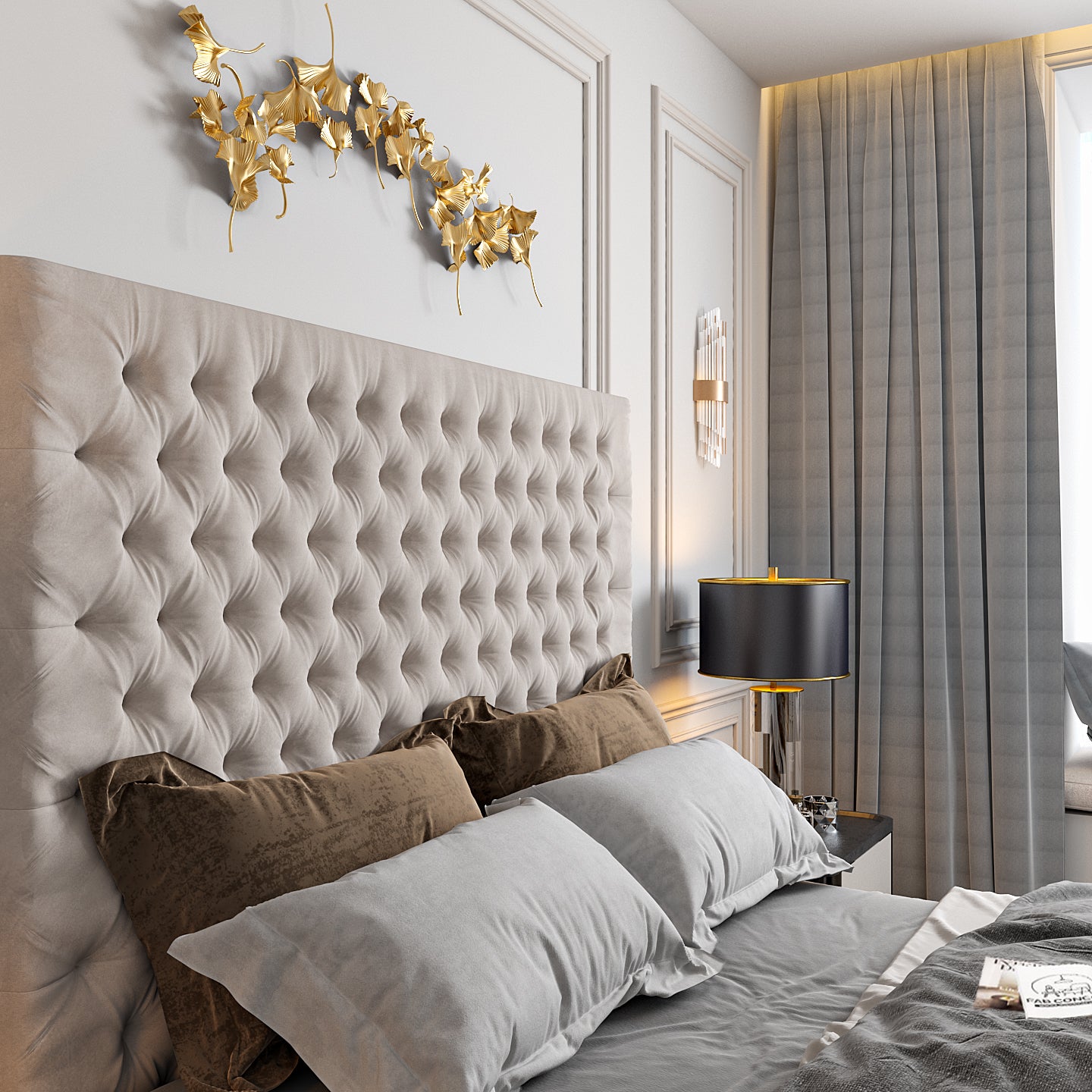 Claridges Upholstered Soft Velvet Tv Bed Frame