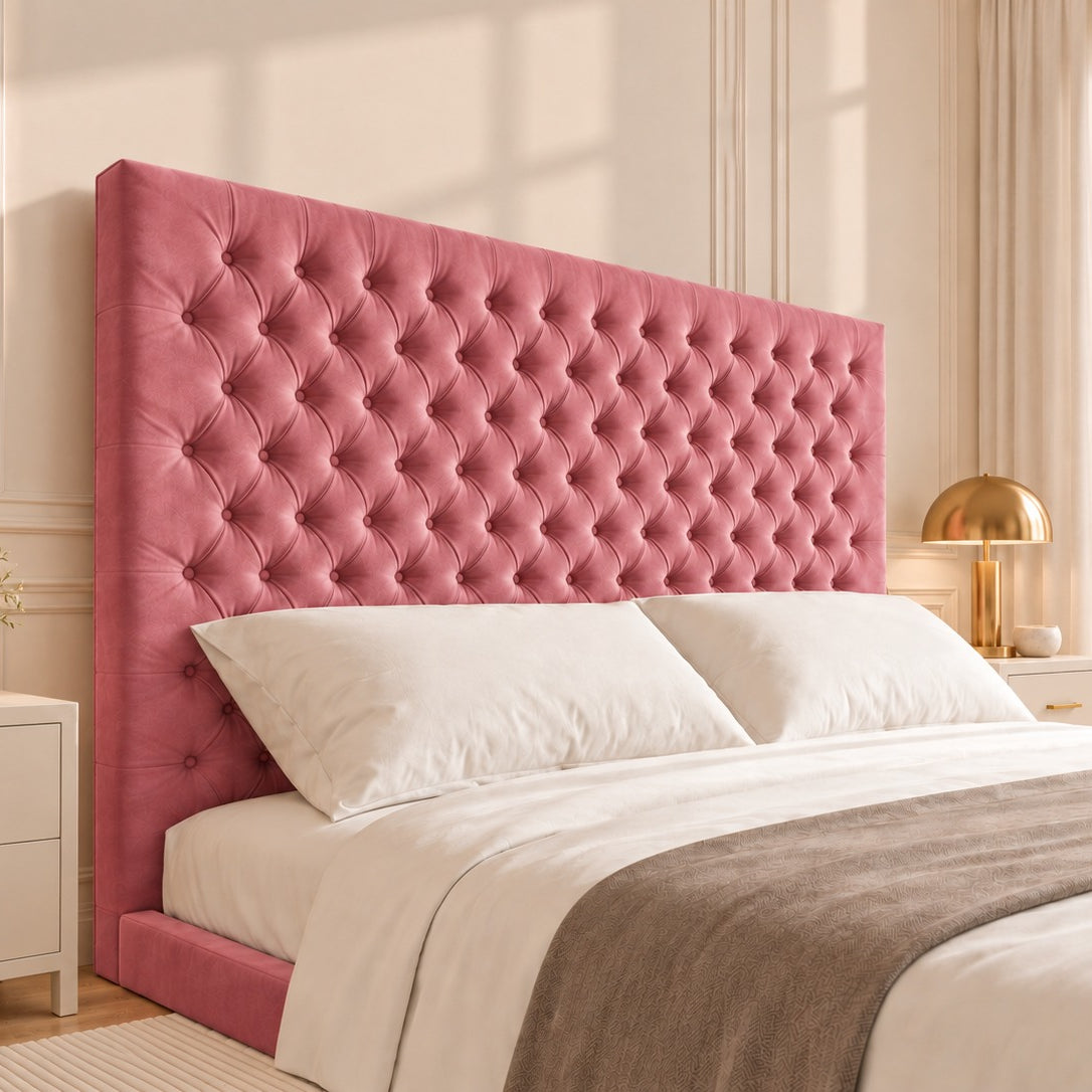 Claridges Upholstered Soft Velvet Tv Bed Frame