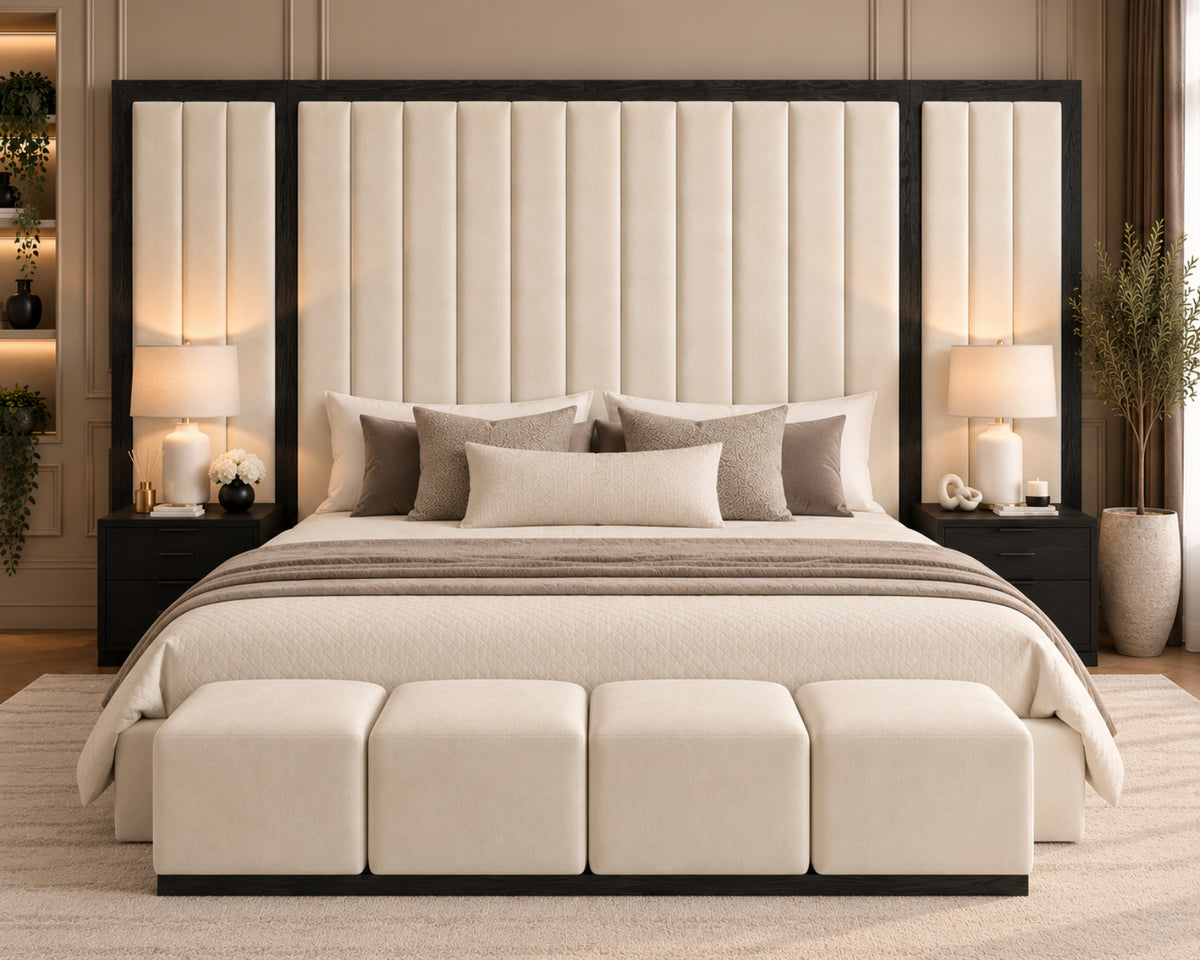 Coco Tropez Line Wallboard Bed