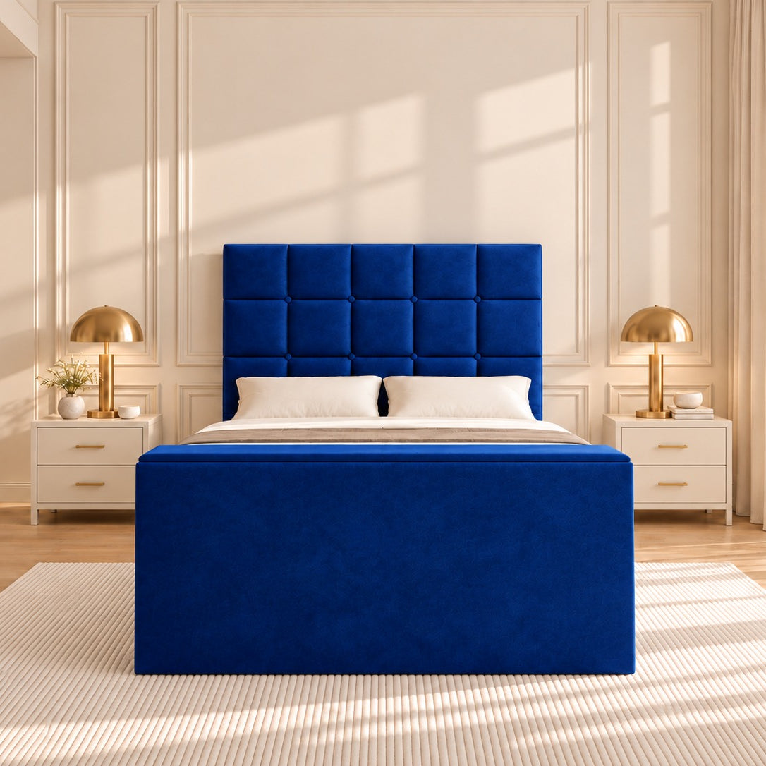 Cubica Upholstered TV Bed Frame