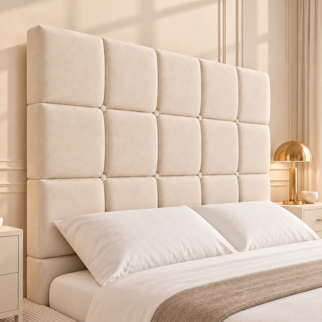Cubica Upholstered TV Bed Frame