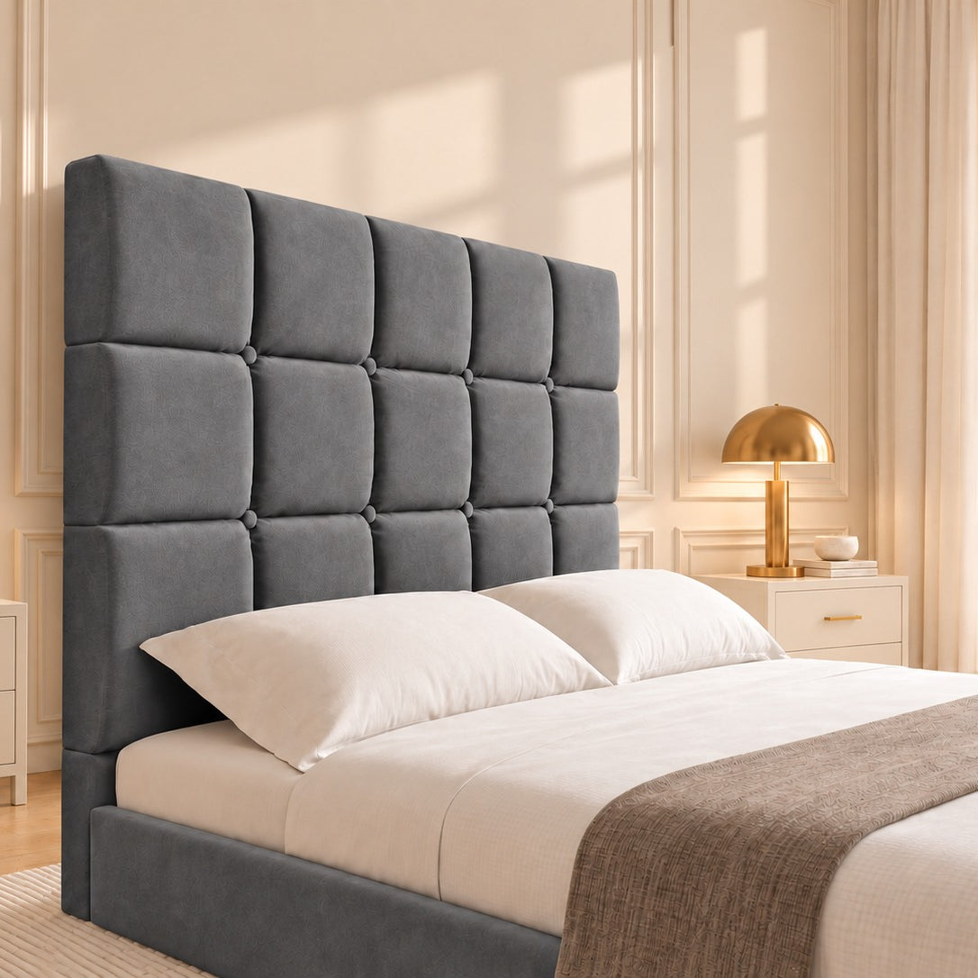 Cubica Upholstered TV Bed Frame